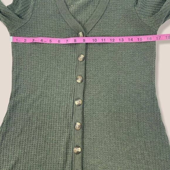 American Eagle Long Knit Button Front Cardigan - Picture 8 of 8